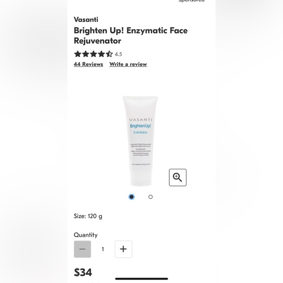 VASANTI Skincare Vasantibrighten Up Enzymatic Face